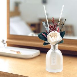 [It's My Flower] Birth of June White Rose diffuser set, Air Freshener _ Made in KOREA